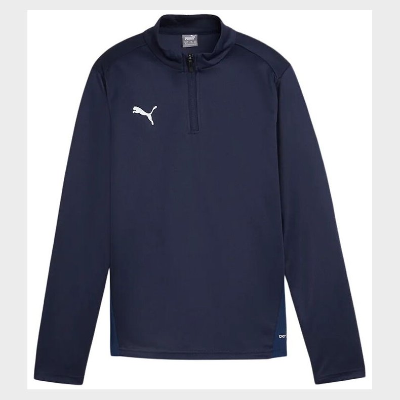 Puma Tr�ningsbluse m. Lynl�s - TeamGOAL - Navy/Hvid/Persian Blue