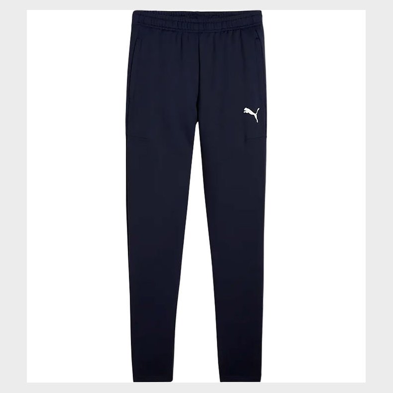 Puma Tr�ningsbukser - TeamGOAL Slim Trg Jr - Navy m. Hvid