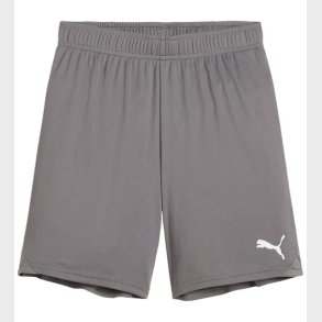 Puma Sportsshorts - TeamGOAL - Cast Iron m. Hvid