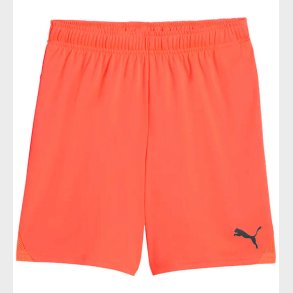 Puma Sportsshorts - TeamGOAL - Neon Sun m. Sort