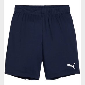 Puma Sportsshorts - TeamGOAL - Navy m. Hvid
