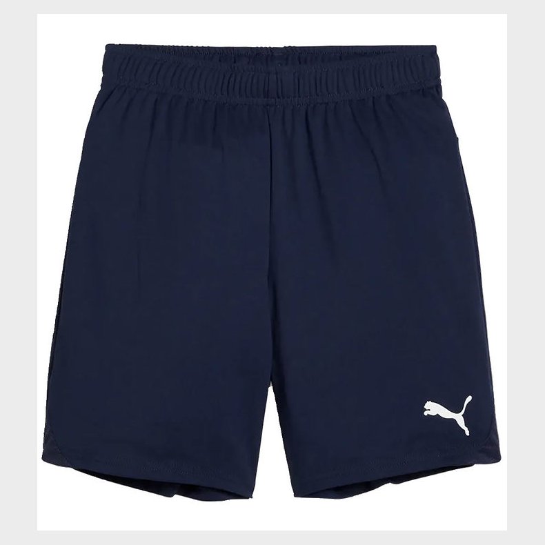 Puma Sportsshorts - TeamGOAL - Navy m. Hvid