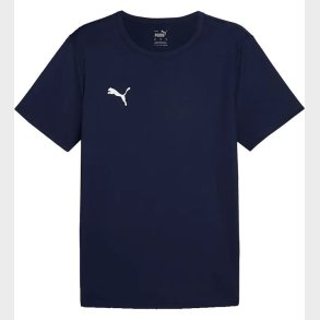 Puma T-shirt - TeamRISE Matchday - Navy m. Hvid