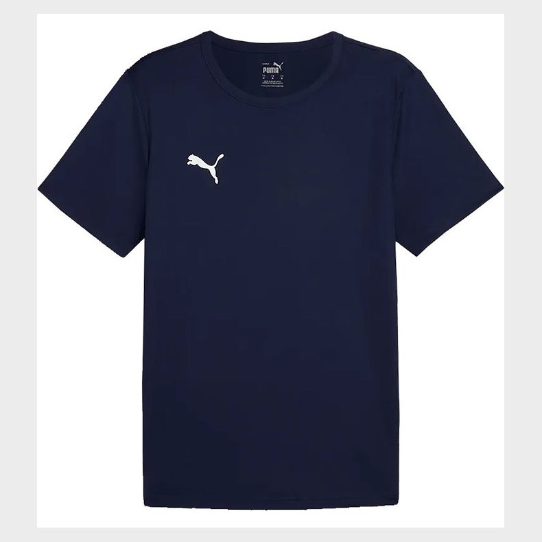Puma T-shirt - TeamRISE Matchday - Navy m. Hvid