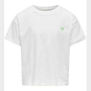 Kids Only T-Shirt - Noos - KogMaiken - Cloud Dancer/Heart