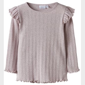 Name It Bluse - Rib/Hulm�nster - NmfBlitta - Lilac Marble/Melang