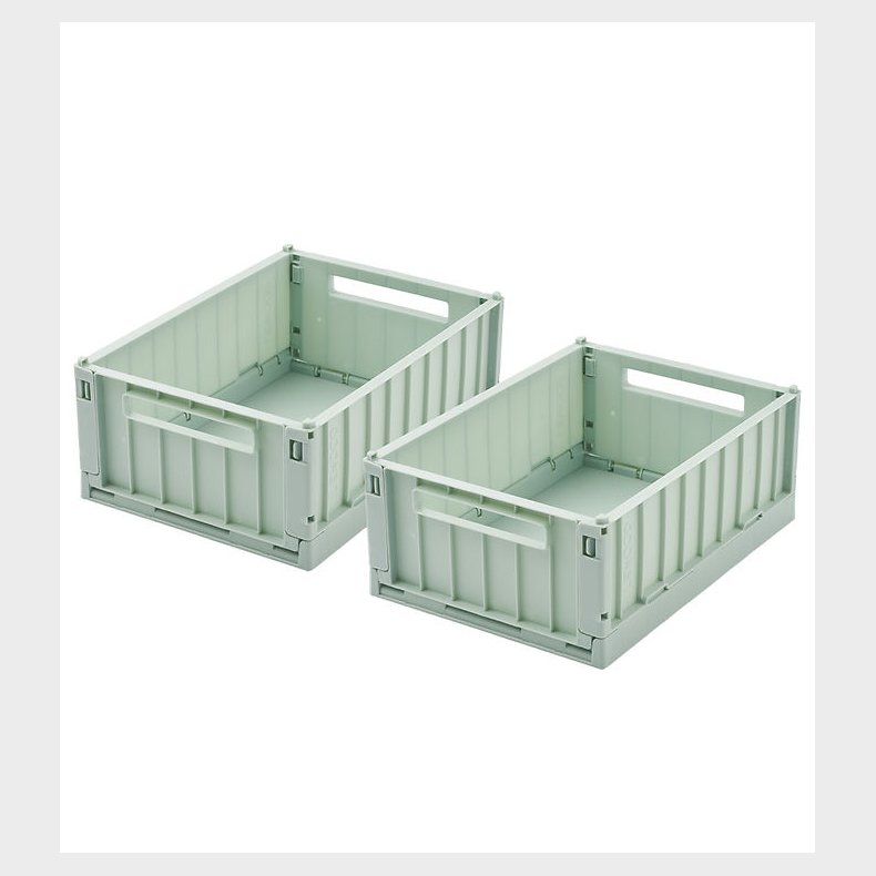 Liewood Foldekasser - 25x18x9,5 - Small - 2-Pak - Light Peppermi
