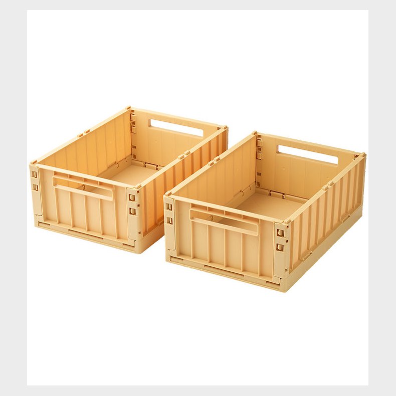 Liewood Foldeklasser - 36x25x13,5 - Medium - 2-Pak - Lemon Yello