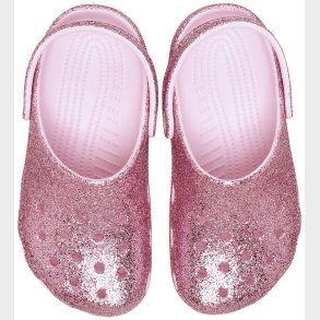 Crocs Sandaler - Chunky Glitter Clog K - Pink Milk
