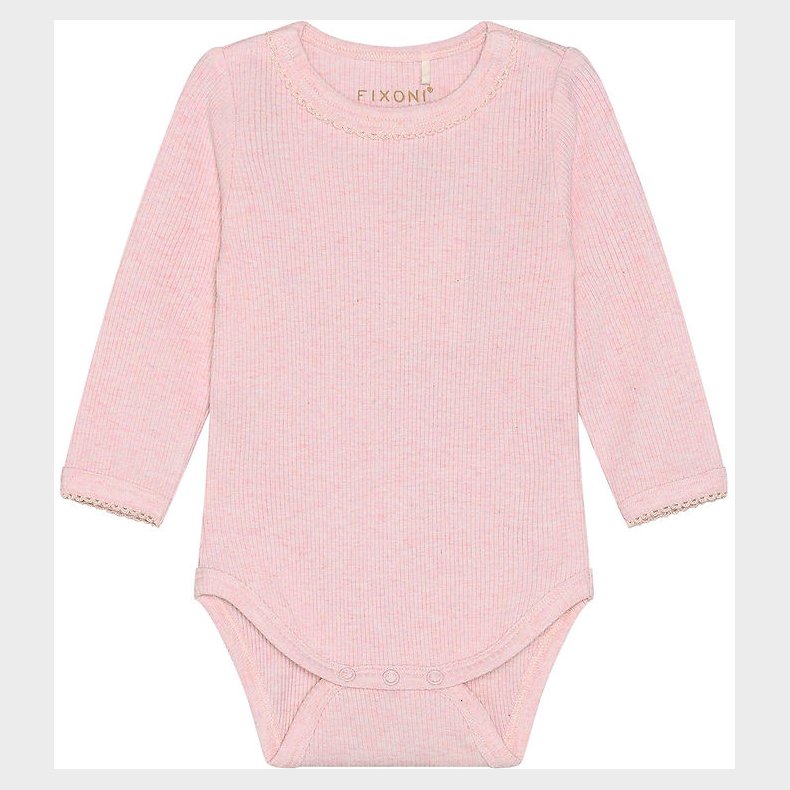 Fixoni Body l/� - Rib - Bleached Mauve Melange