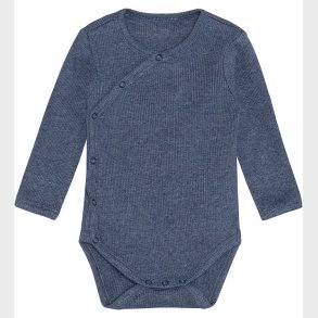 Fixoni Sl�-om Body l/� - Rib - Vintage Indigo Melange