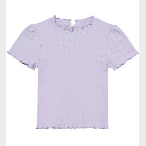 En Fant T-shirt - Pointelle - Purple Heather