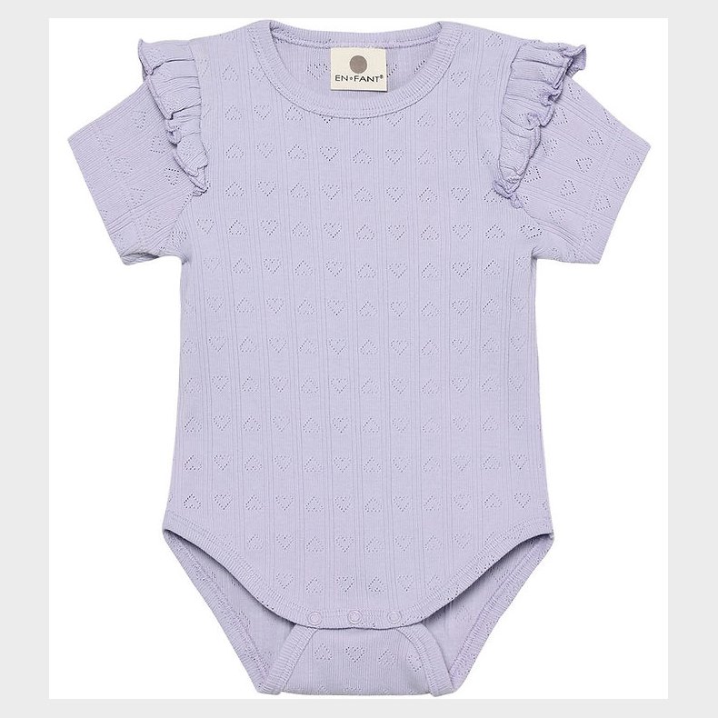 En Fant Body k/� - Pointelle - Purple Heather