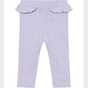 En Fant Leggings - Pointelle - Purple Heather