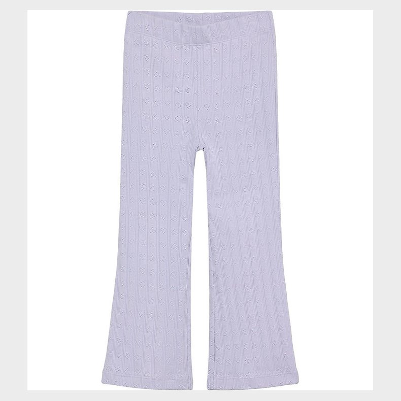 En Fant Leggings - Pointelle - Purple Heather