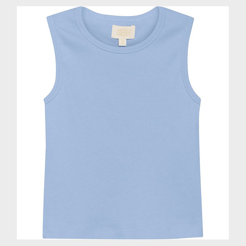 Creamie Top - Rib - Blue Lustre