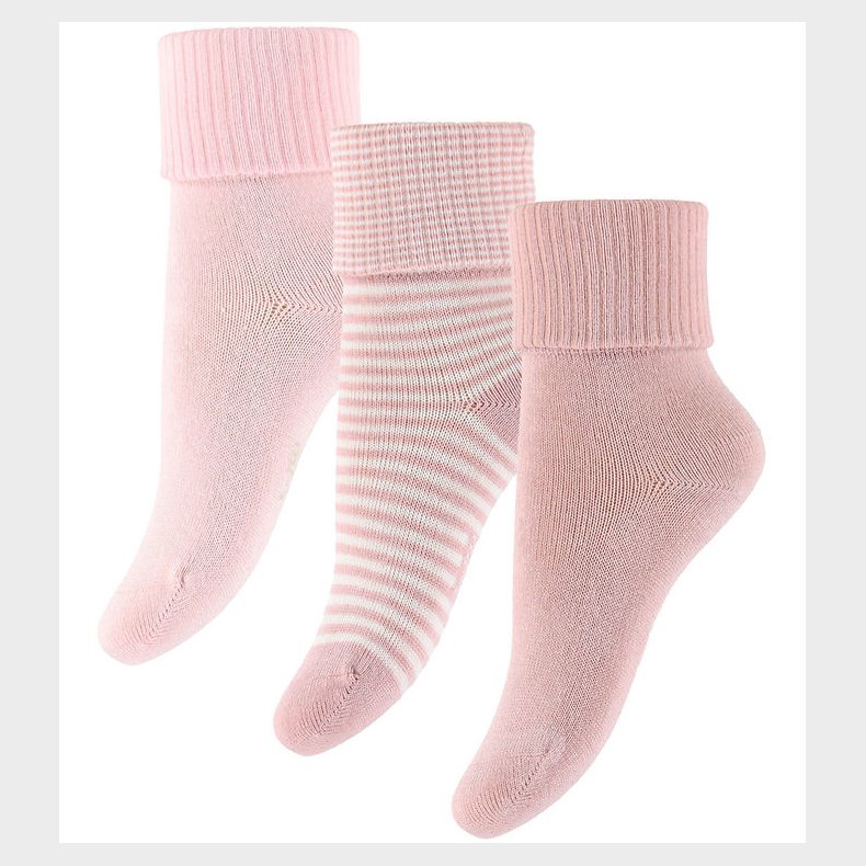 Hust and Claire Str�mper - 3-pak - Bambus - HCFosu - Dusty Rose