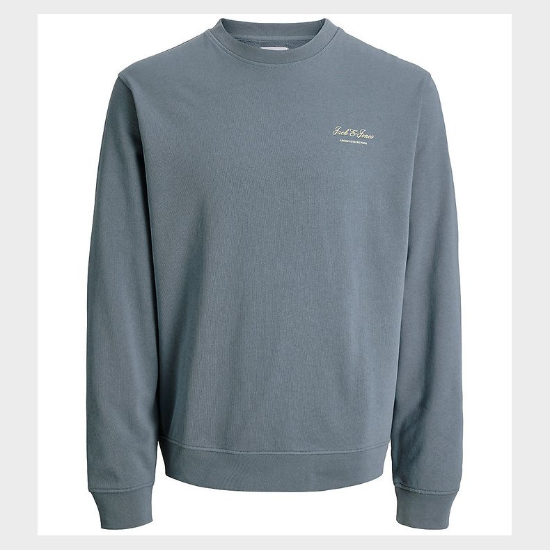 Jack & Jones Sweatshirt - JjearChive - Graphic - Blue Mirage