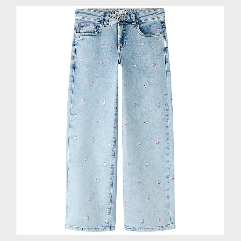 Name It Jeans - Noos - NkfRose - Lgt. Blue Bleached Denim/ Heart
