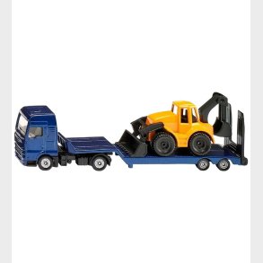 Siku Lastbil - MAN Truck m. Backhoe Loader - 1:87 - 1761