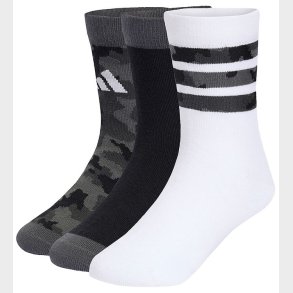 adidas Performance Str�mper - YB CAMO - 3-pak - GRESIX/BLACK/WHI