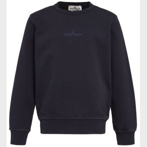 Stone Island Sweatshirt - Navy Blue m. Print