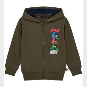 LEGO® Ninjago Cardigan - LWSaku 700 - Armygr�n