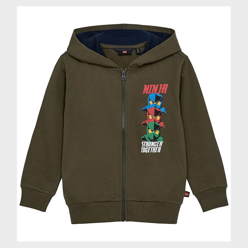 LEGO® Ninjago Cardigan - LWSaku 700 - Armygr�n