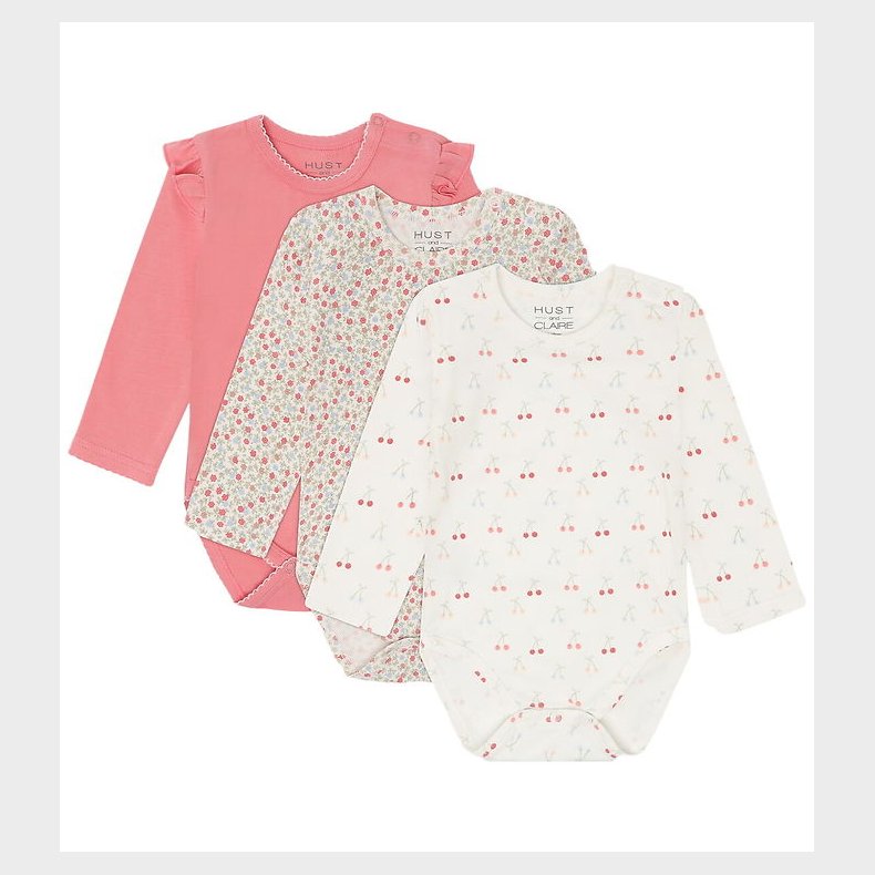 Hust and Claire Body l/� - HCBella Spring - 3-pak - Ivory