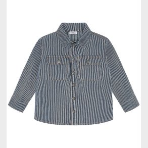 Hust and Claire Denimskjorte - HCJack Stripe - Blue Denim