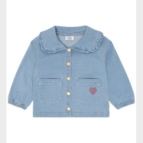 Hust and Claire Denimskjorte - HCEly Dotty - Blue Denim