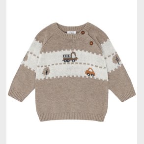 Hust and Claire Bluse - HCPilou - Strik - Sand Melange