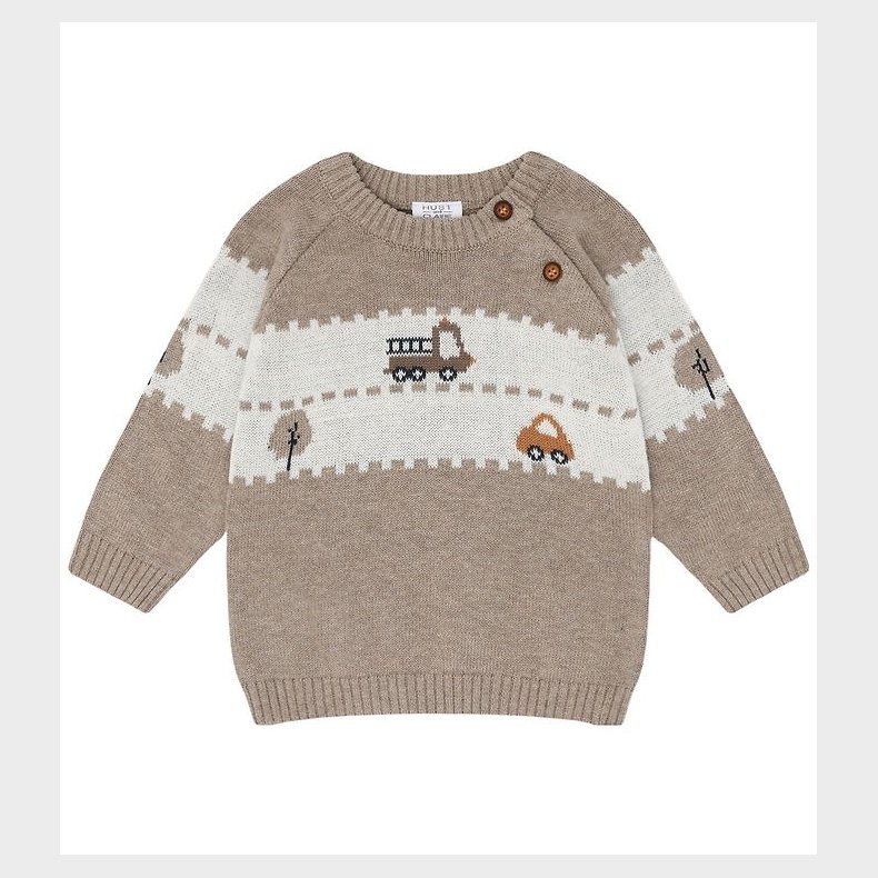 Hust and Claire Bluse - HCPilou - Strik - Sand Melange