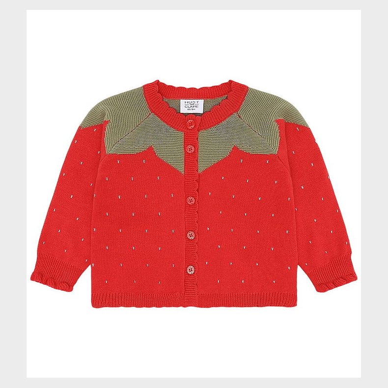 Hust and Claire Bluse - Strikket - HCCilja - Strawberry - Poppie