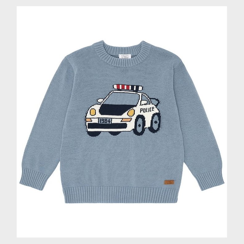 Hust and Claire Bluse - HCPelle - Strik - Policecar - Light Blue