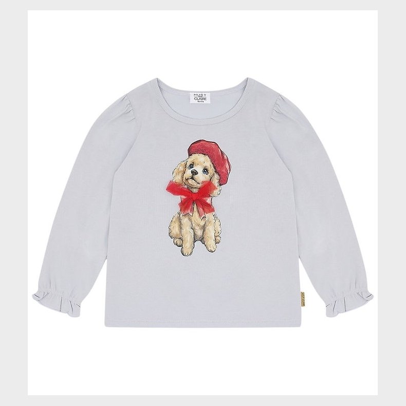 Hust and Claire Bluse - HCAlma - Poodle - A Bit Blue