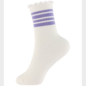 Name It Str�mper - Rib - NkfSille -Cloud Dancer/Lavender