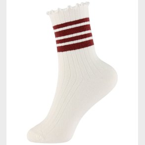 Name It Str�mper - Rib - NkfSille - Cloud Dancer/Oxblood