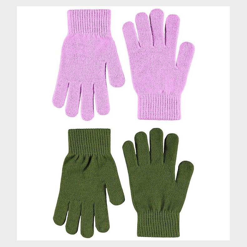 Molo Handsker - Strik Kiddy - 2-pak - Purple Ray