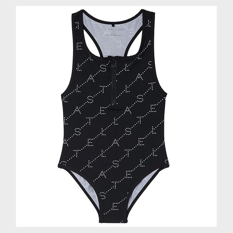 Stella McCartney Kids Badedragt - Sort m. Hvid
