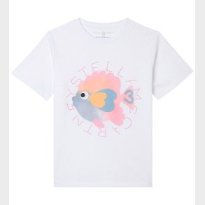 Stella McCartney Kids T-shirt - Hvid m. Fisk