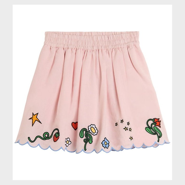 Stella McCartney Kids Nederdel - Rosa m. Blomster