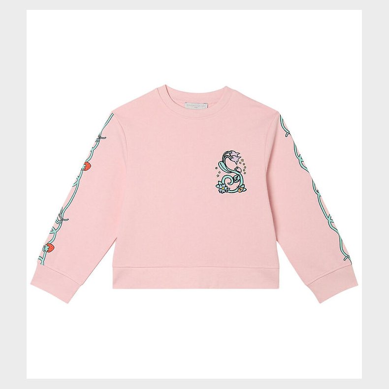 Stella McCartney Kids Sweatshirt - Rosa m. Blomster
