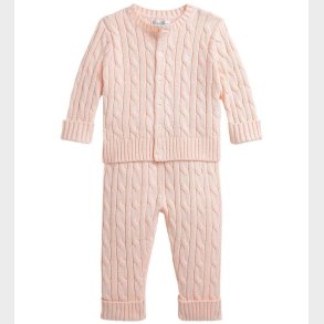 Polo Ralph Lauren S�t - Cardigan/Bukser - Strik - Morning Pink