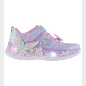 Skechers Sko - Butterfly Bliss - Lavender/Multi