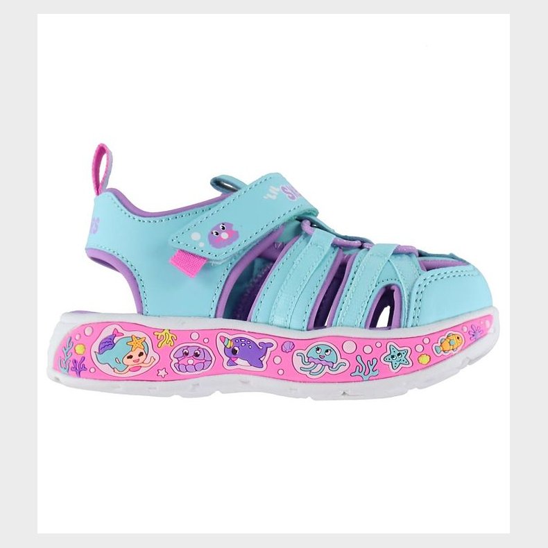 Skechers Sandaler - Play Scene Splash Cute - Turquise/Lavender