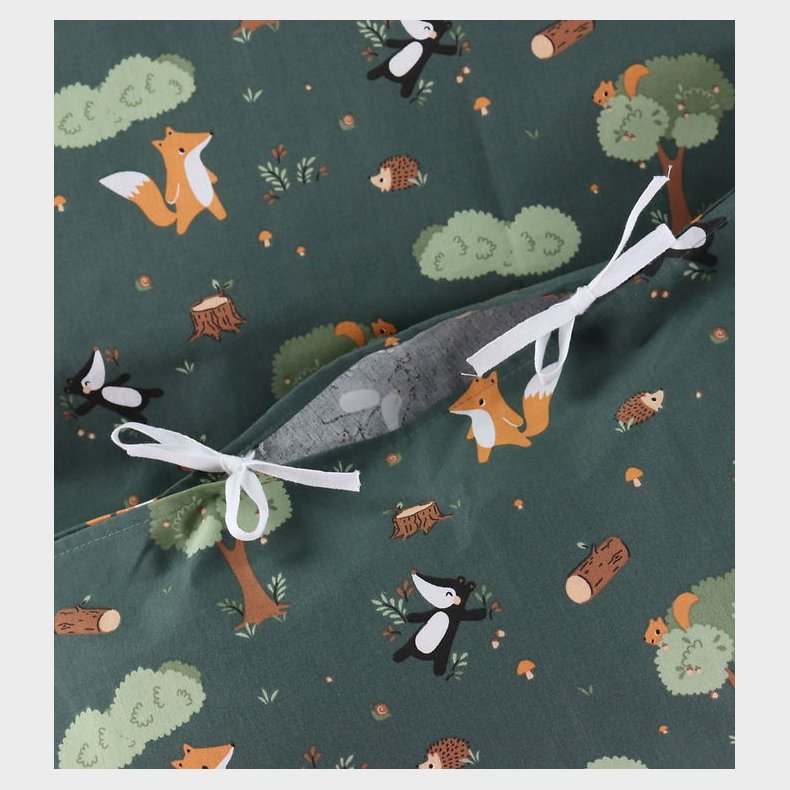 N�rgaard Madsens Senget�j - Voksen - Gr�n m. R�v