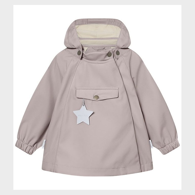 Mini A Ture Softshelljakke m. Fleece - MatWai - Opal Purple