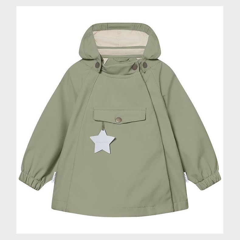 Mini A Ture Softshelljakke m. Fleece - MatWai - Tea Green