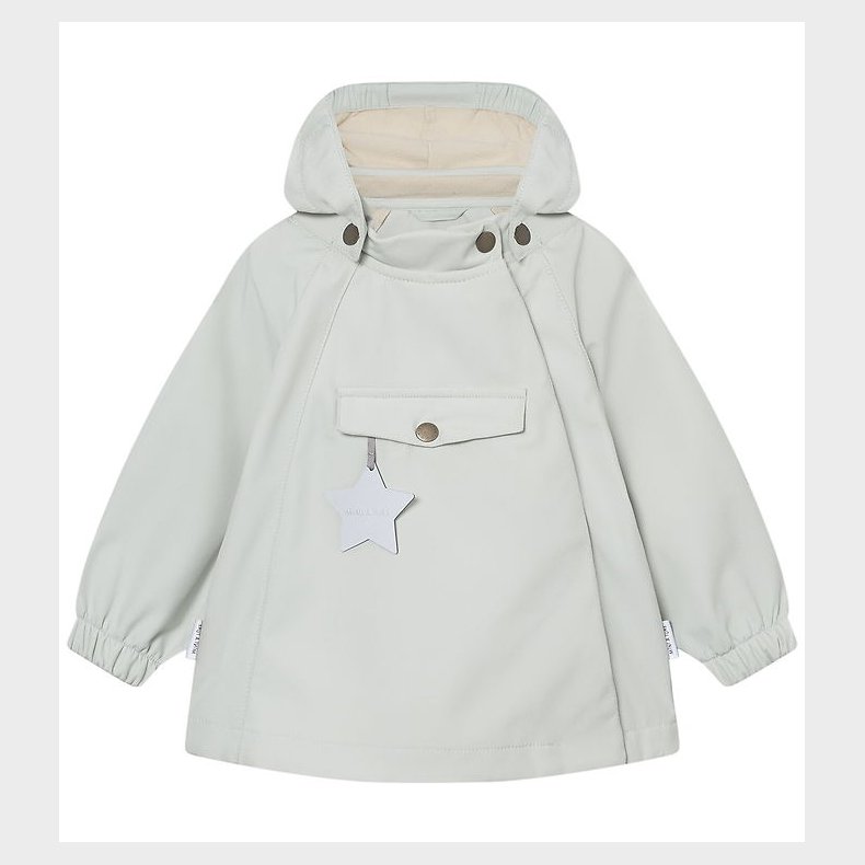 Mini A Ture Softshelljakke m. Fleece - MatWai - Frosted Mint